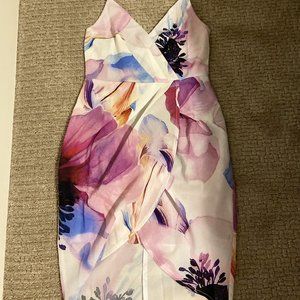 Xenia Floral Mini Dress - Size 8 (US Size Medium) - Brand New Never Worn